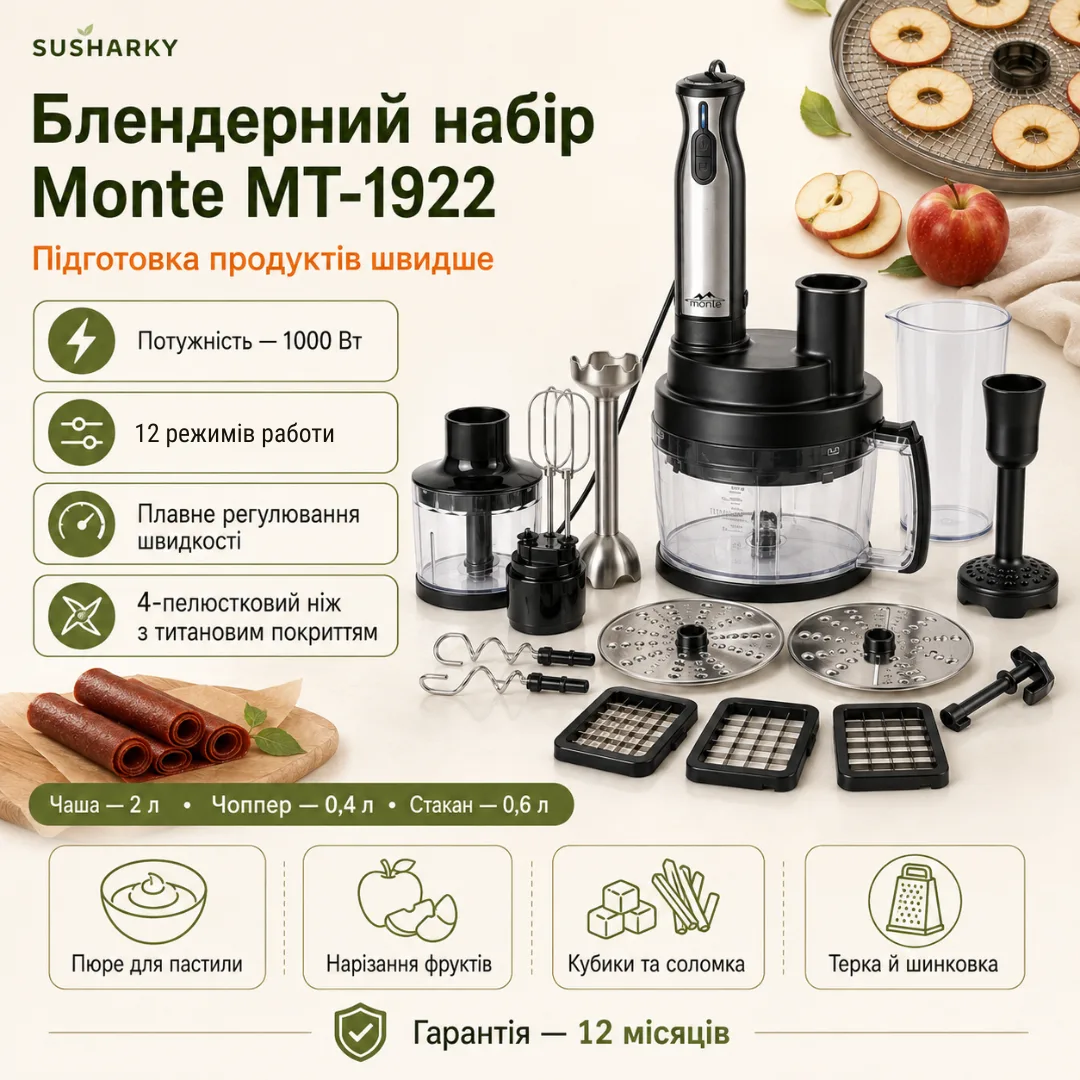 Блендерний набір Monte MT-1922